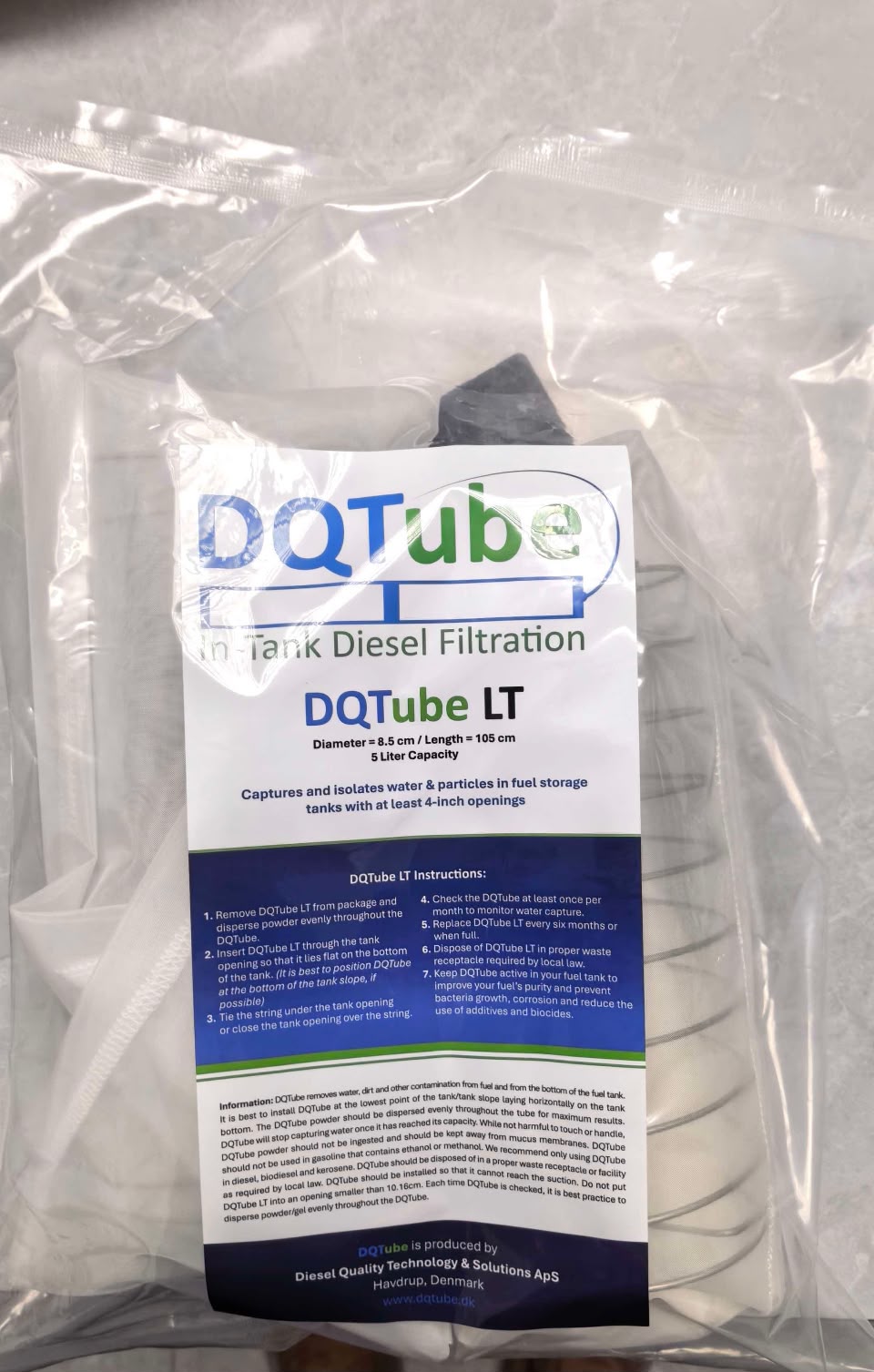 DQTube LT tankon belüli dízelszűrő